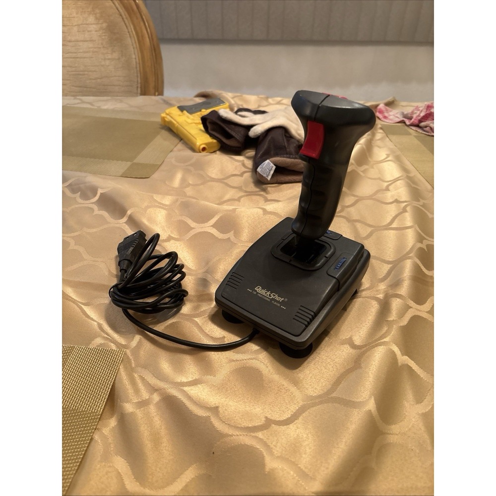 QuickShot Warrior 1 Deluxe Analog Joystick Apple IIe IBM Vintage PC Gaming